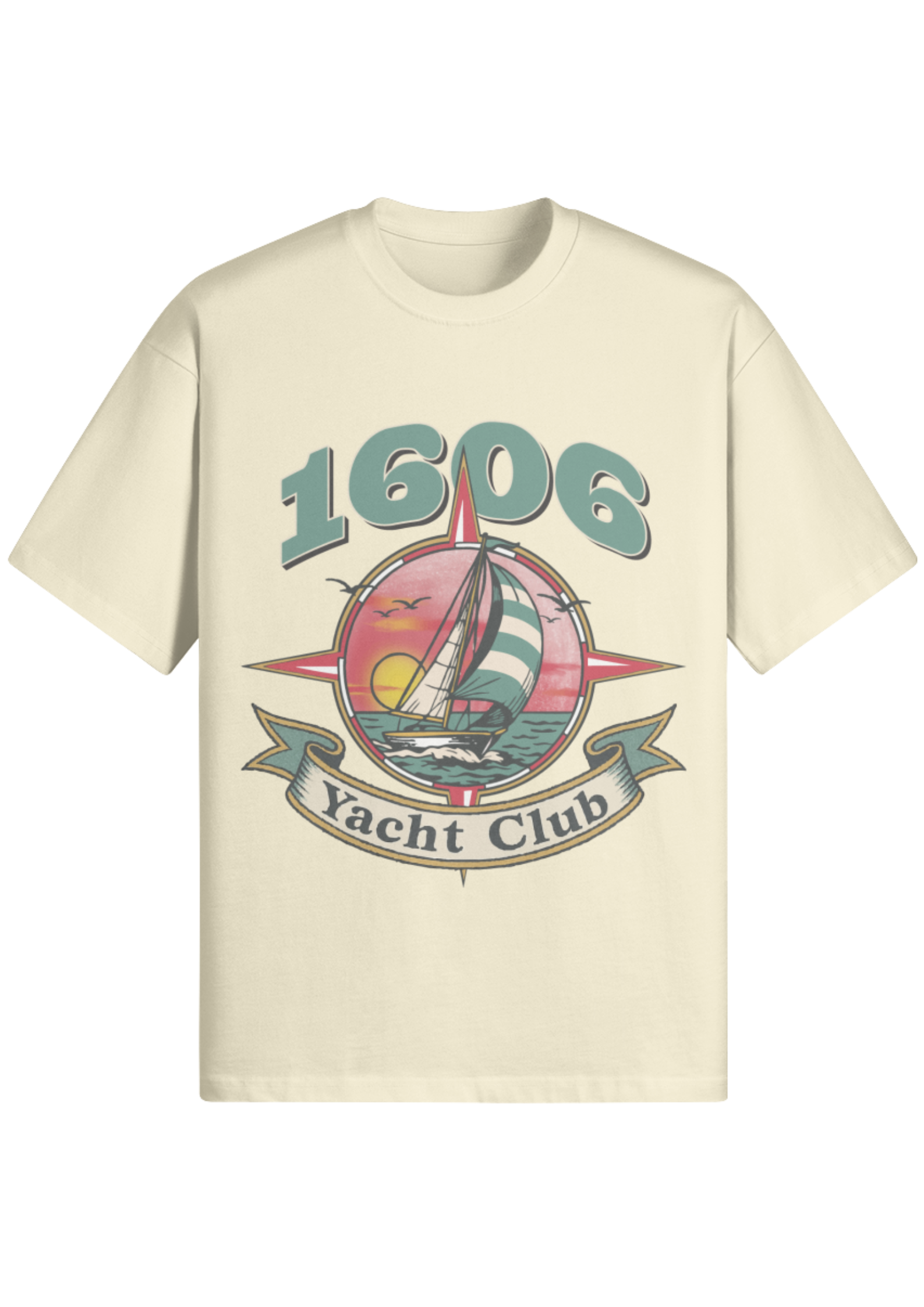 1606 “Yacht Club” T-shirt – White Rock